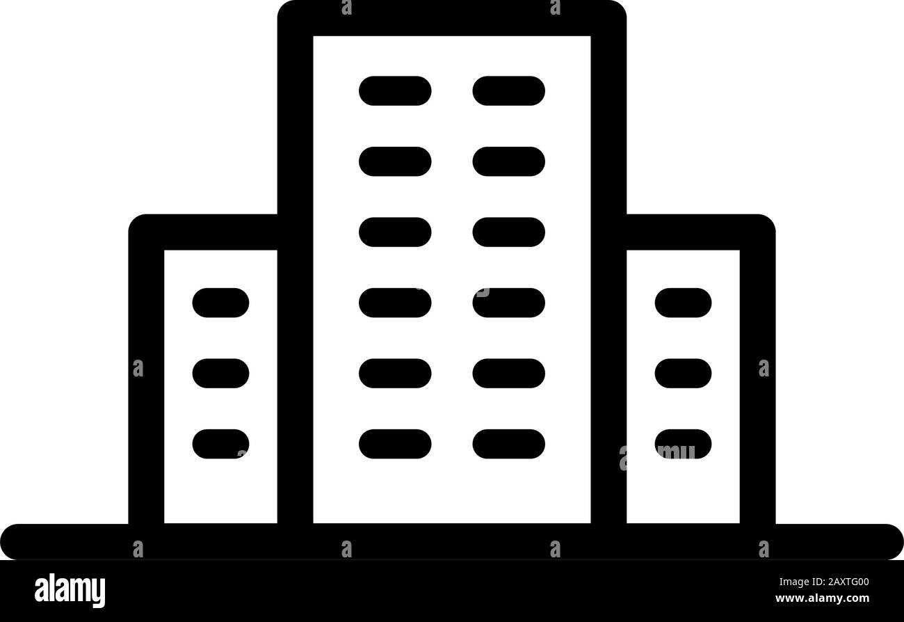 Vettore modello di disegno icona immobiliare Illustrazione Vettoriale