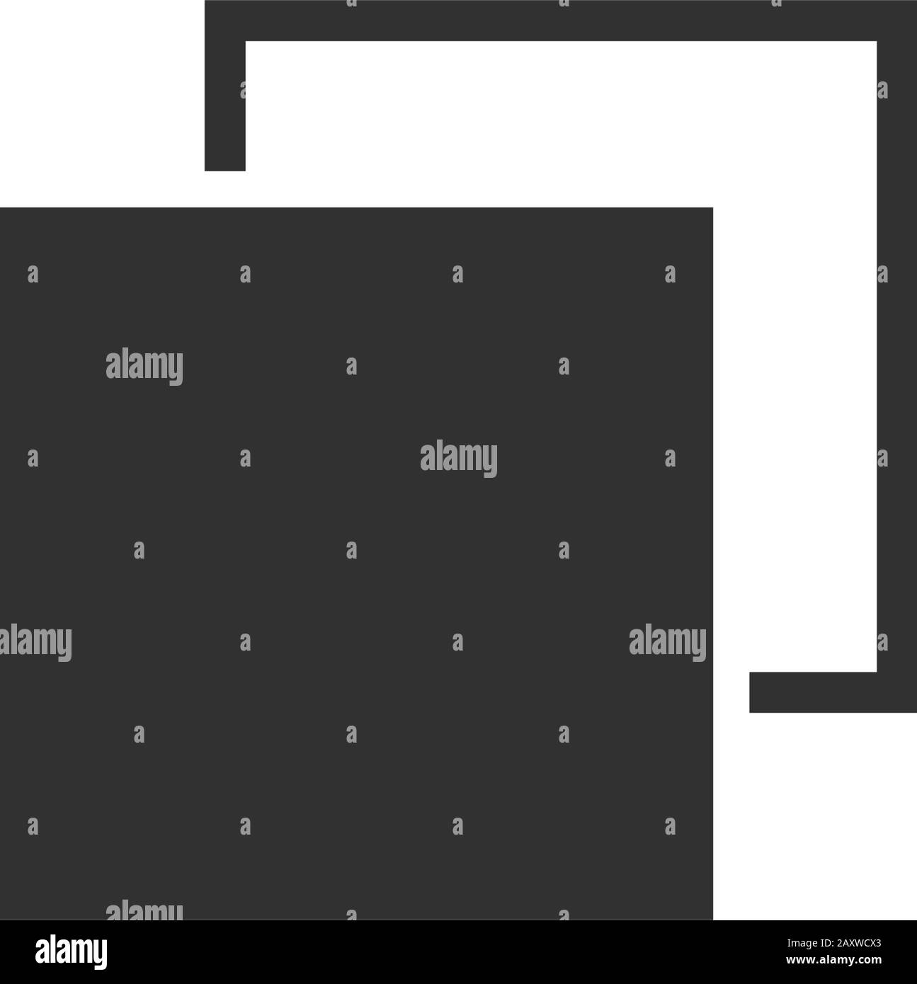 Aggiungi nuova scheda, diapositiva, pagina, icona della finestra per le app e i siti Web. Illustrazione del vettore di stock isolata su sfondo bianco. Illustrazione Vettoriale