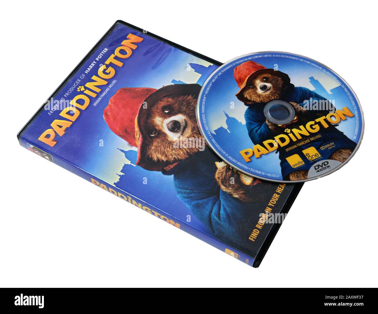 Film di Paddington su DVD Foto Stock