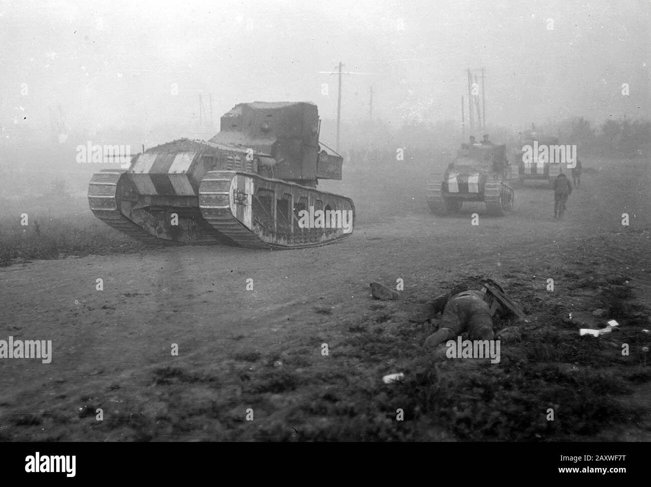 La tecnologia e le armi della Prima Guerra Mondiale, 1914-1918 Foto Stock