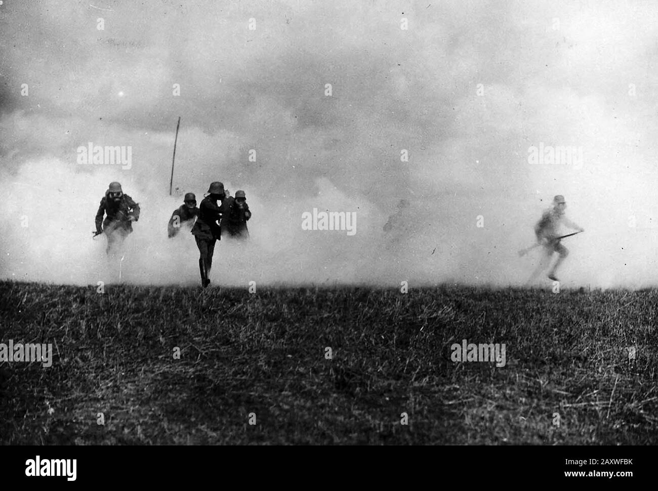 La tecnologia e le armi della Prima Guerra Mondiale, 1914-1918 Foto Stock