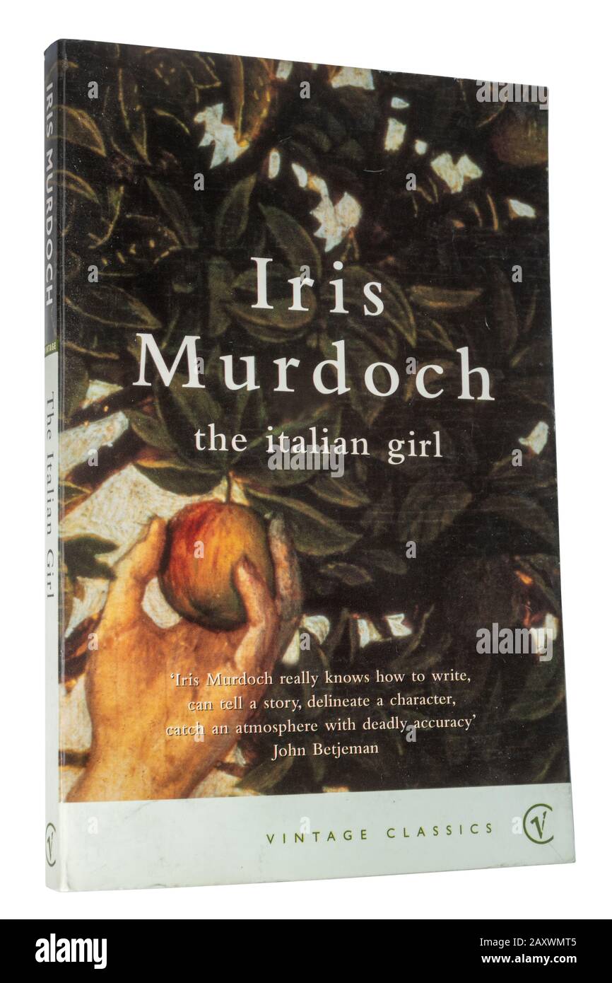 La ragazza italiana, un romanzo di Iris Murdoch, libro cartaceo Foto Stock