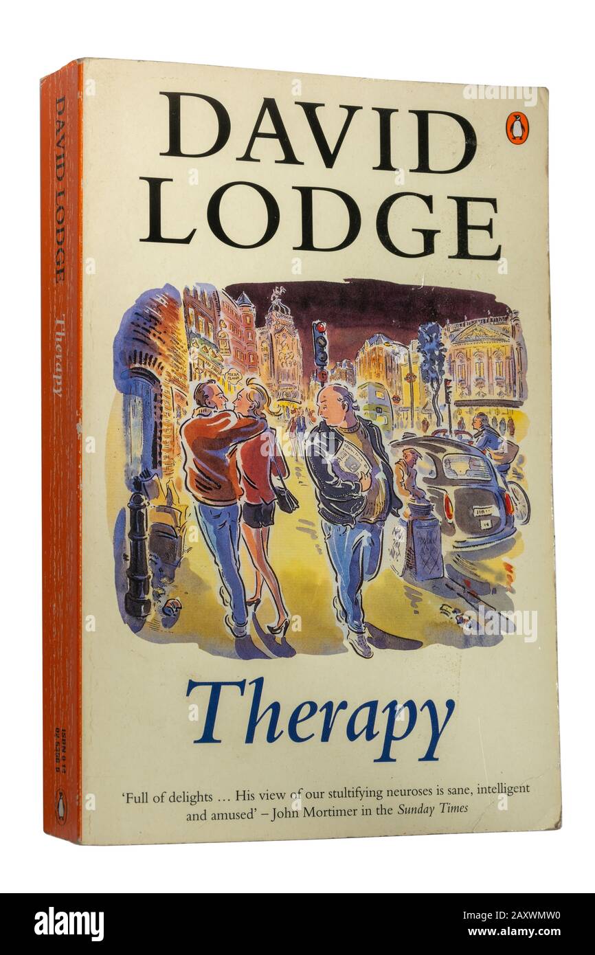 Therapy, un romanzo di David Lodge, libro cartaceo Foto Stock