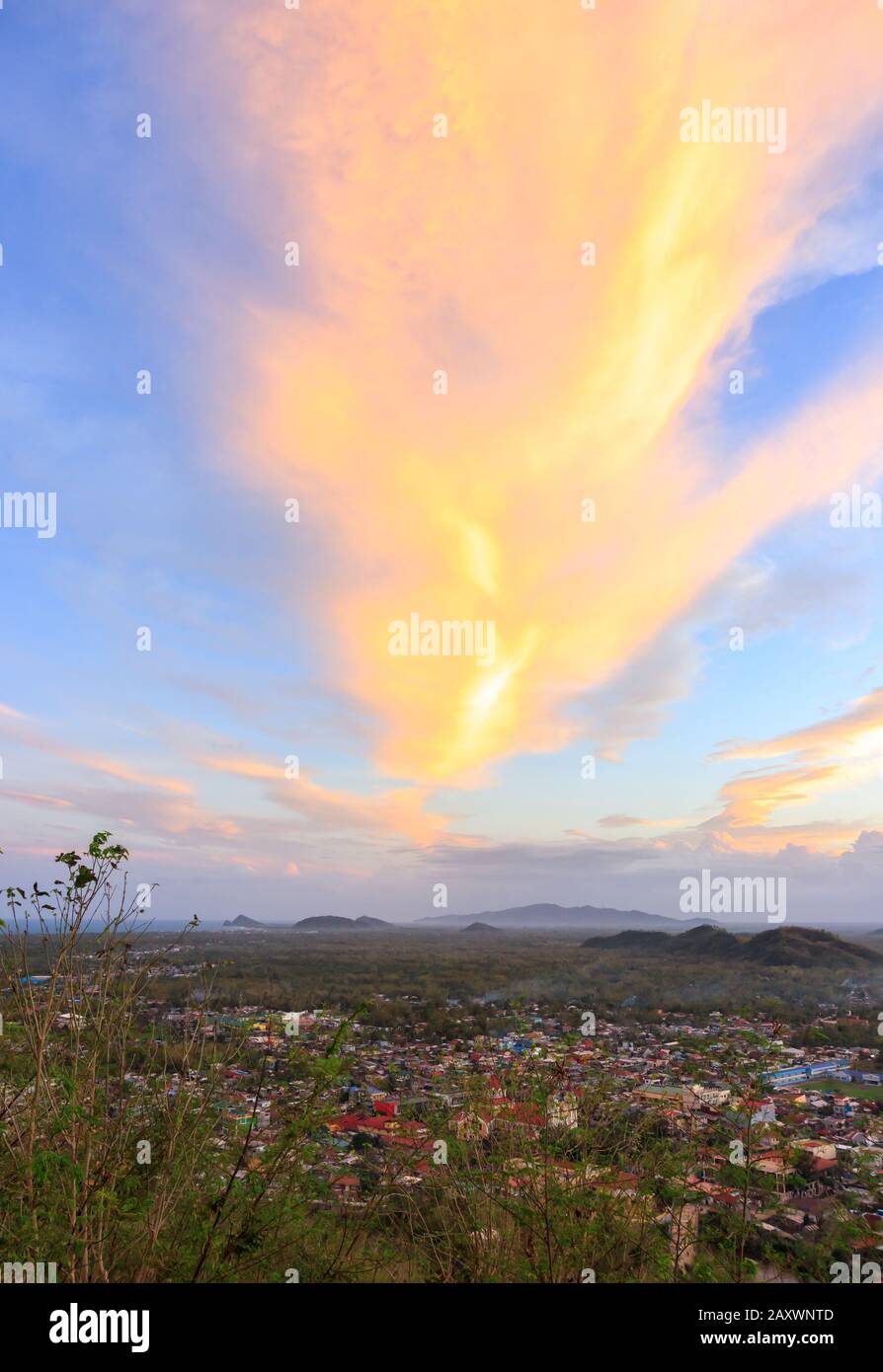 Vista Panoramica A Palo, Leyte, Filippine Foto Stock