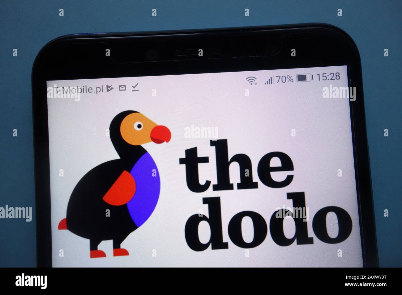 Il logo Dodo visualizzato sullo smartphone Foto Stock