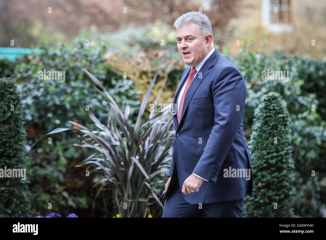 Downing Street, Londra, 13th Feb 2020. Brandon Lewis è stato nominato nuovo Segretario dell'Irlanda del Nord. Credito: Imageplotter/Alamy Live News Foto Stock