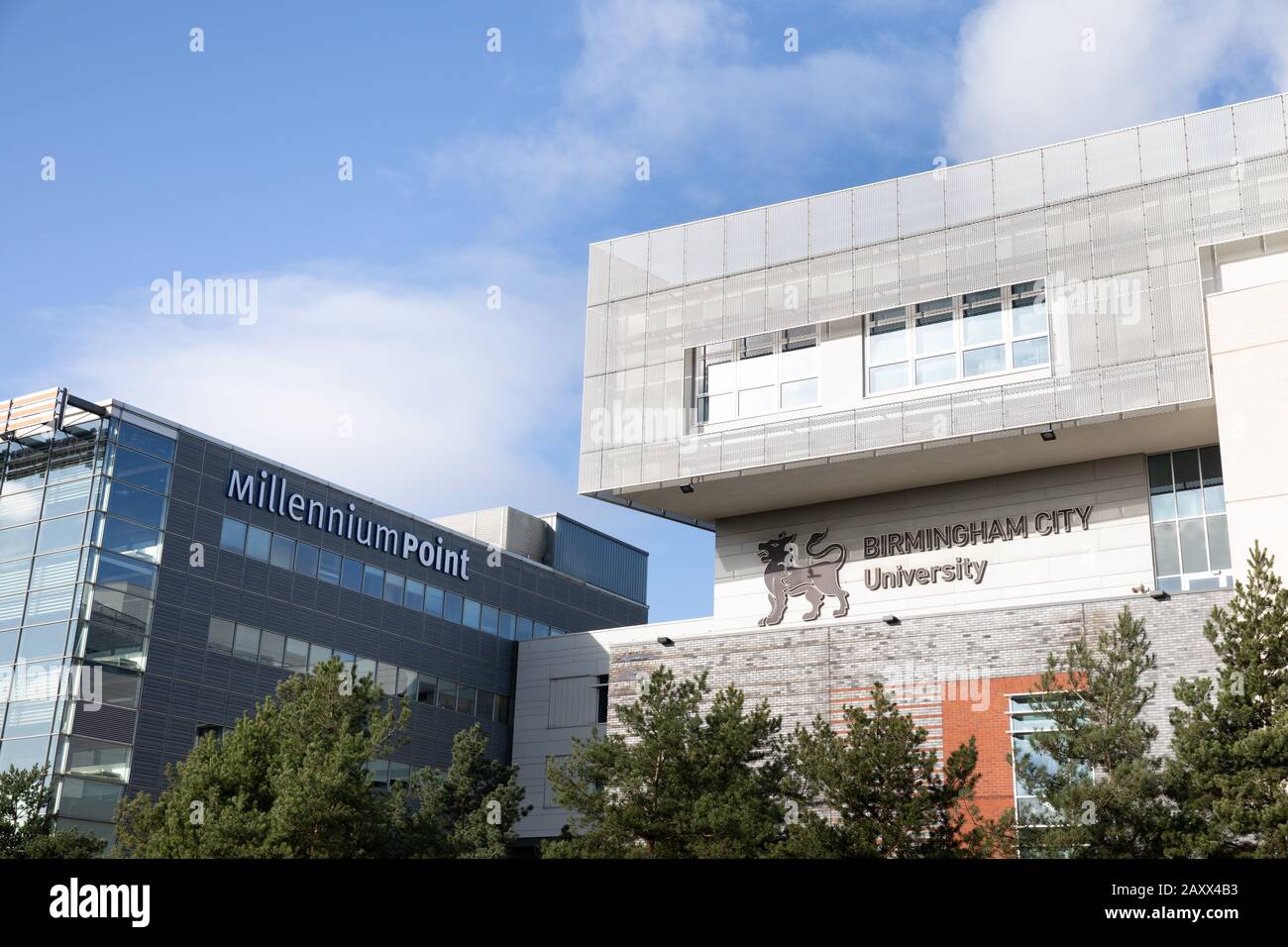 Birmingham City University, Curzon Street, Birmingham. La nuova università fa parte di Birmingham Eastside, dove si trova il nuovo terminal dei treni HS2. Foto Stock