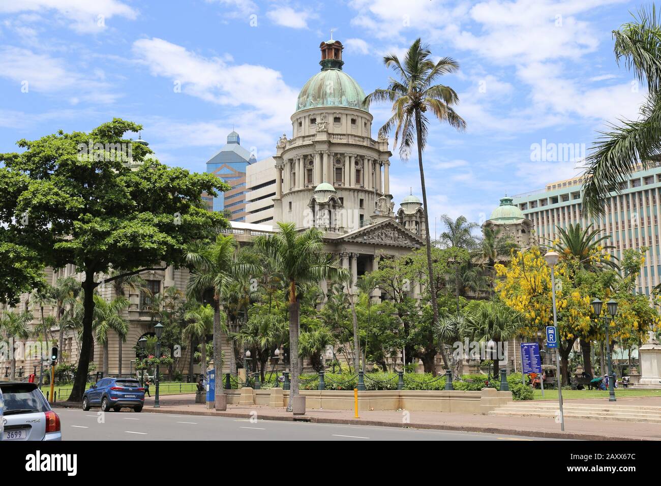 Municipio, Via Anton Lembede, Durban, Provincia Di Kwazulu-Natal, Sudafrica, Africa Foto Stock