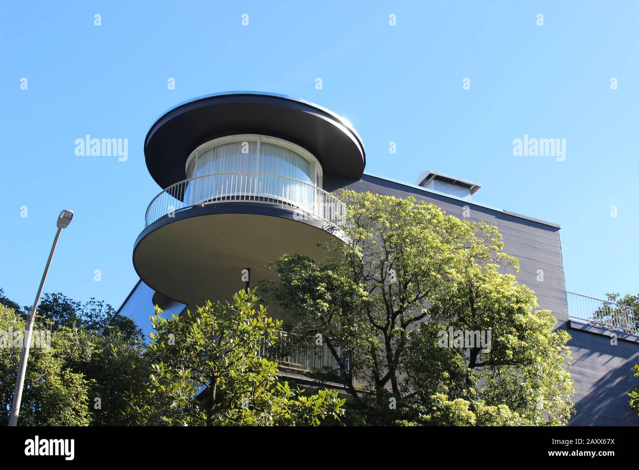 Russell House, Progettato Da Eric Mendelsohn, Presidio Heights, San Francisco, California Foto Stock