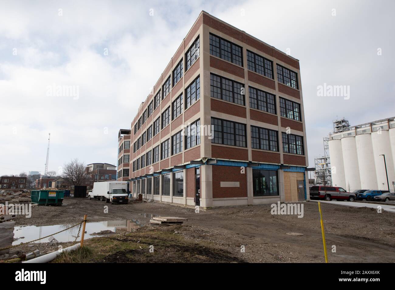 Canada 15 gennaio 2020 Walker Power Building ristrutturazione e ristrutturazione del progetto di ristrutturazione degli esterni Foto Stock