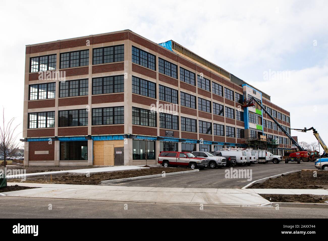 Canada 15 gennaio 2020 Walker Power Building ristrutturazione e ristrutturazione del progetto di ristrutturazione degli esterni Foto Stock