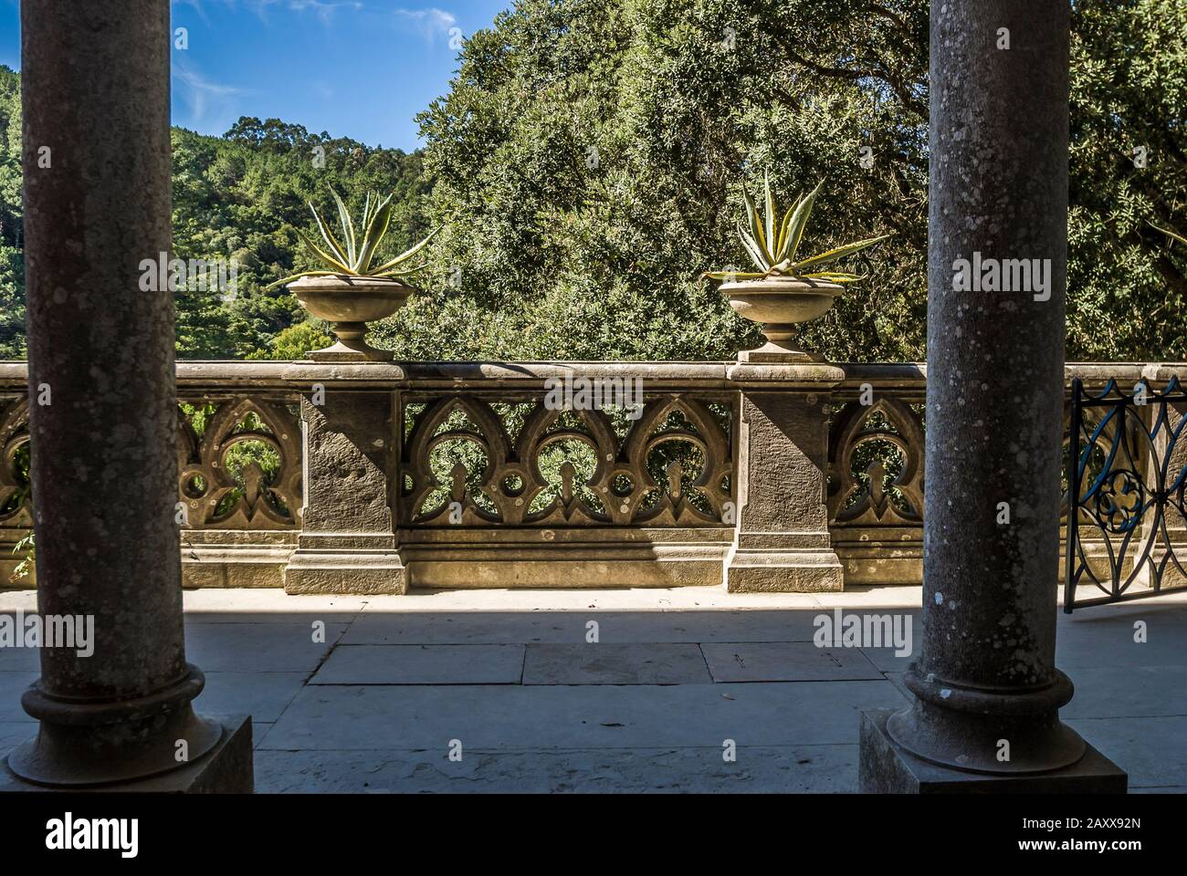 Portogallo, parco in stile inglese vicino a Sintra Foto Stock