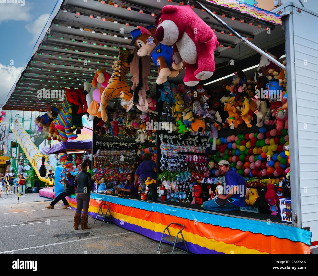 Giochi di Carnevale Foto Stock