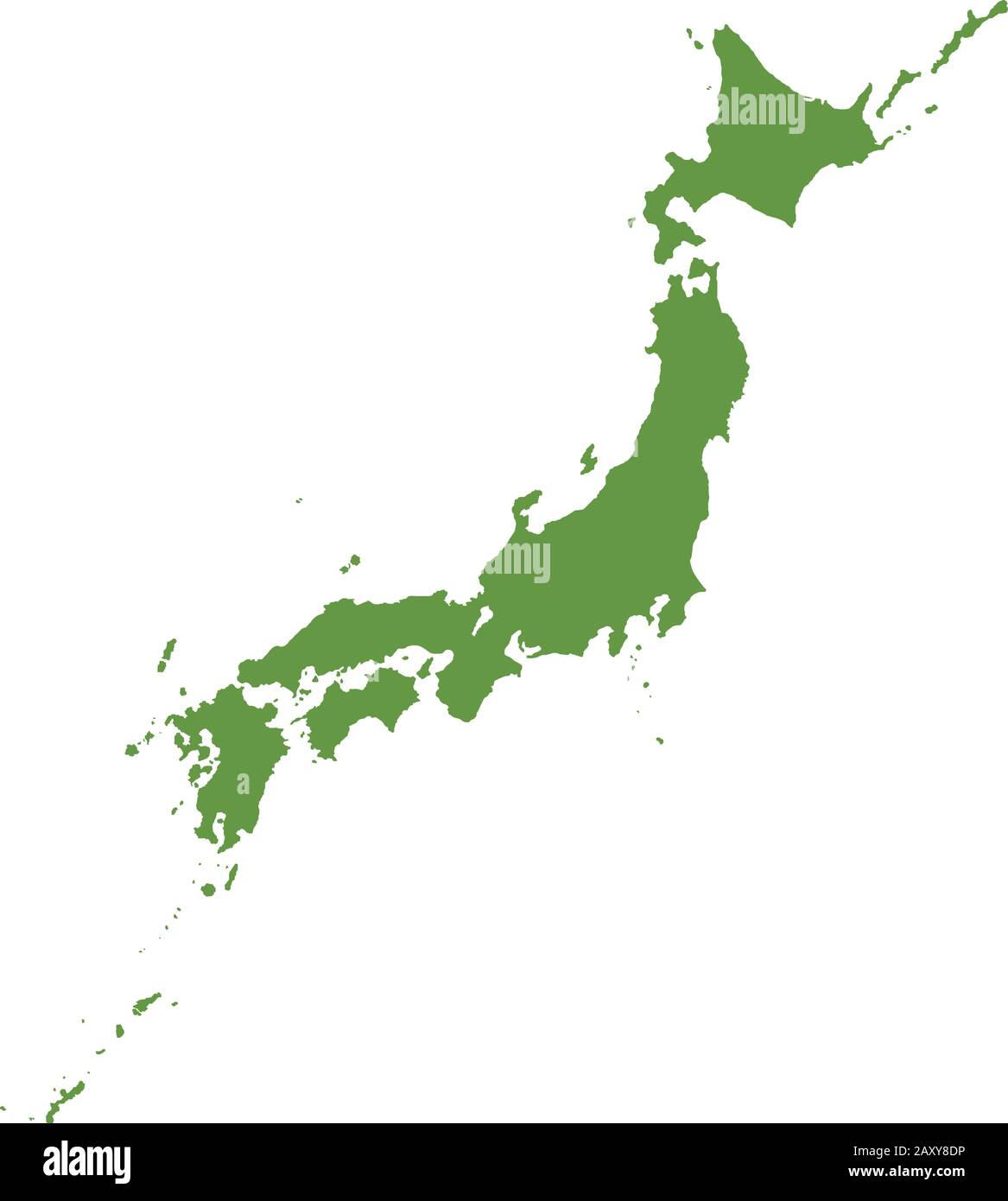 Illustrazione del vettore cartografico giapponese Illustrazione Vettoriale