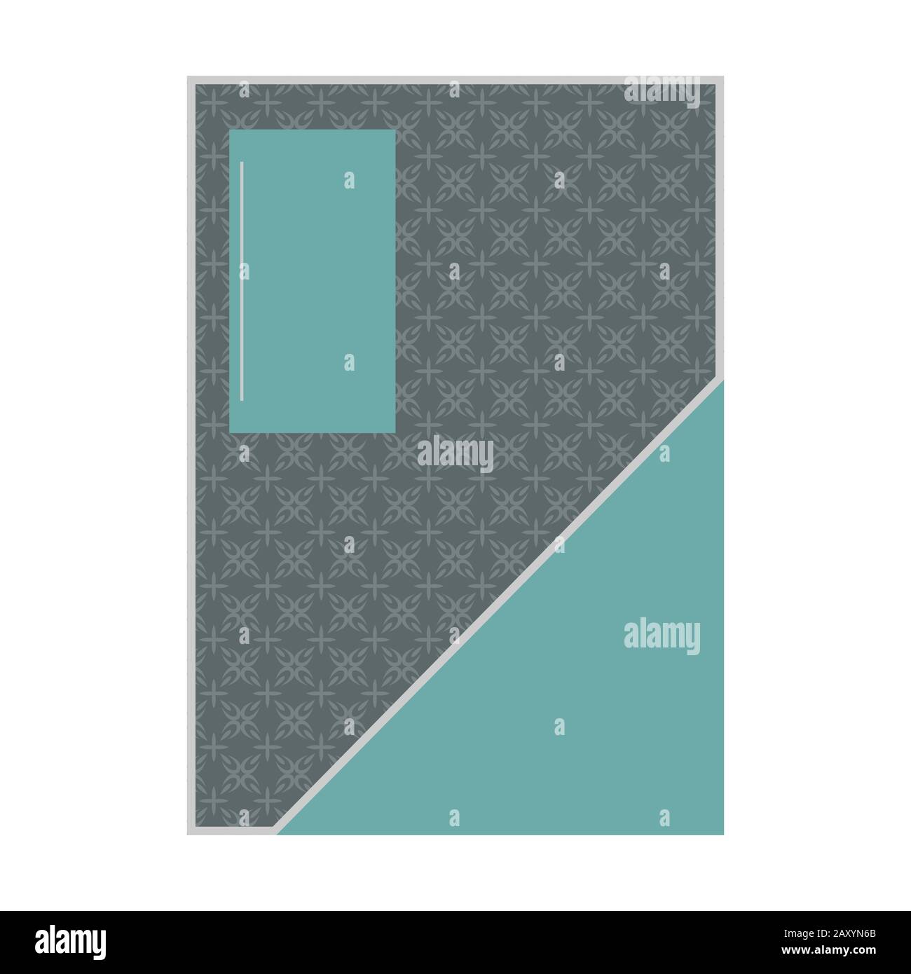 Il minimo di lusso design del coperchio con elemento di modello per il menu scheda di invito, banner prenota vettore di design Illustrazione Vettoriale