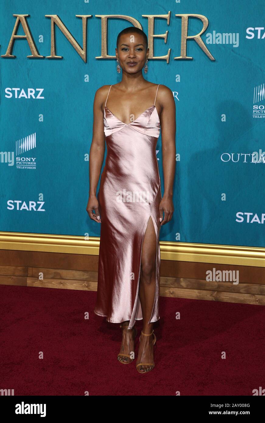 13 Febbraio 2020 - Hollywood, California - Andrea Bordeaux. La Prima Stagione 5 Di Starz''Outlander' Si Tiene A Hollywood Palladium. (Credit Image: © Fs/AdMedia via ZUMA Wire) Foto Stock