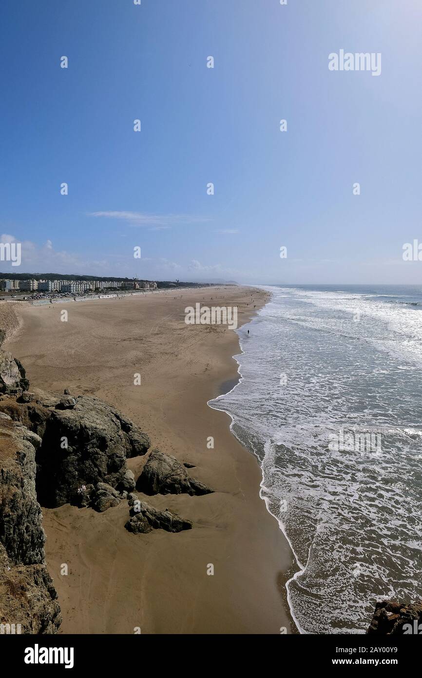 Ocean Beach, San Francisco, California, Stati Uniti d'America Foto Stock