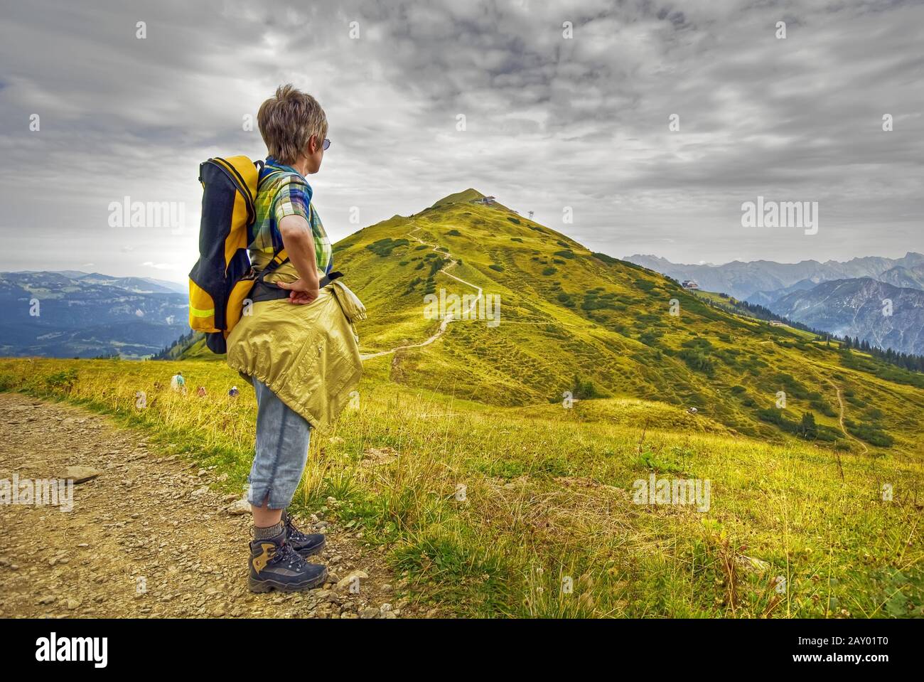 La via e l'obiettivo Foto Stock