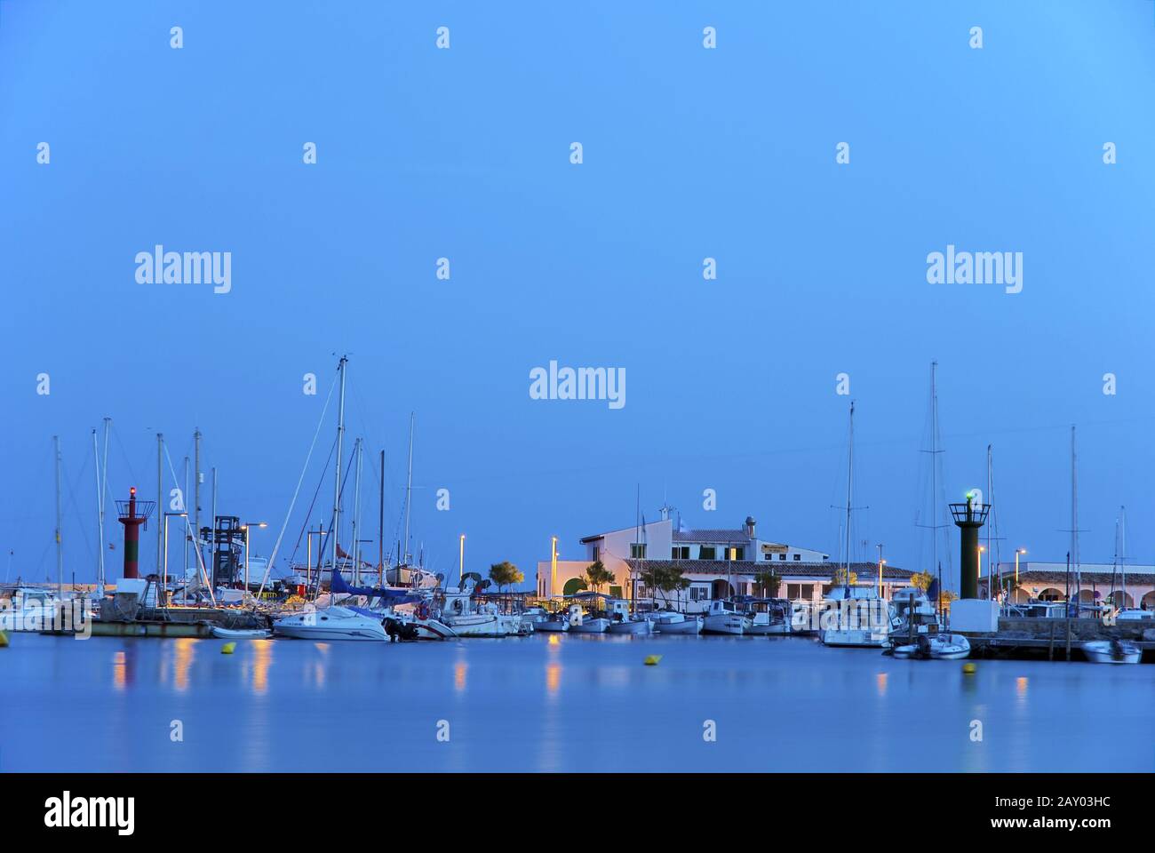 Ingresso Al Porto Colonia Sant Jordi Foto Stock