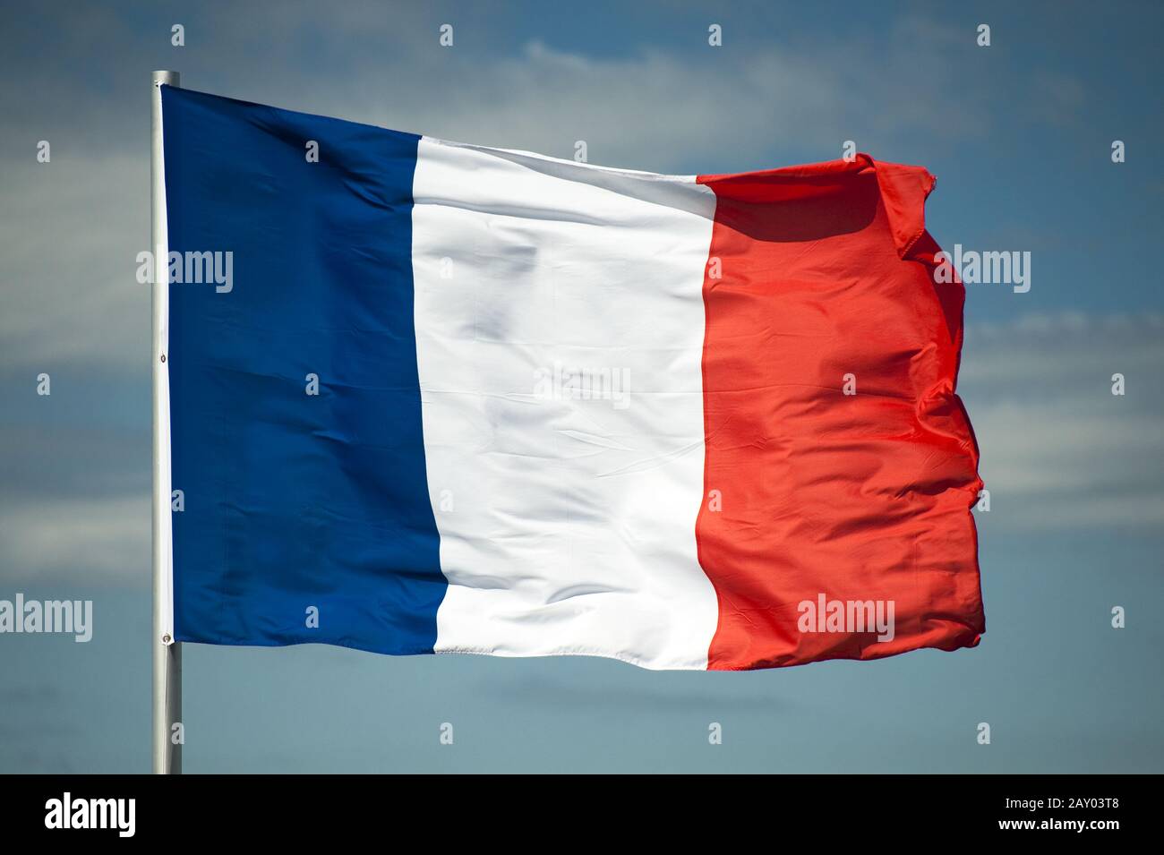 Bandiera Francia Foto Stock
