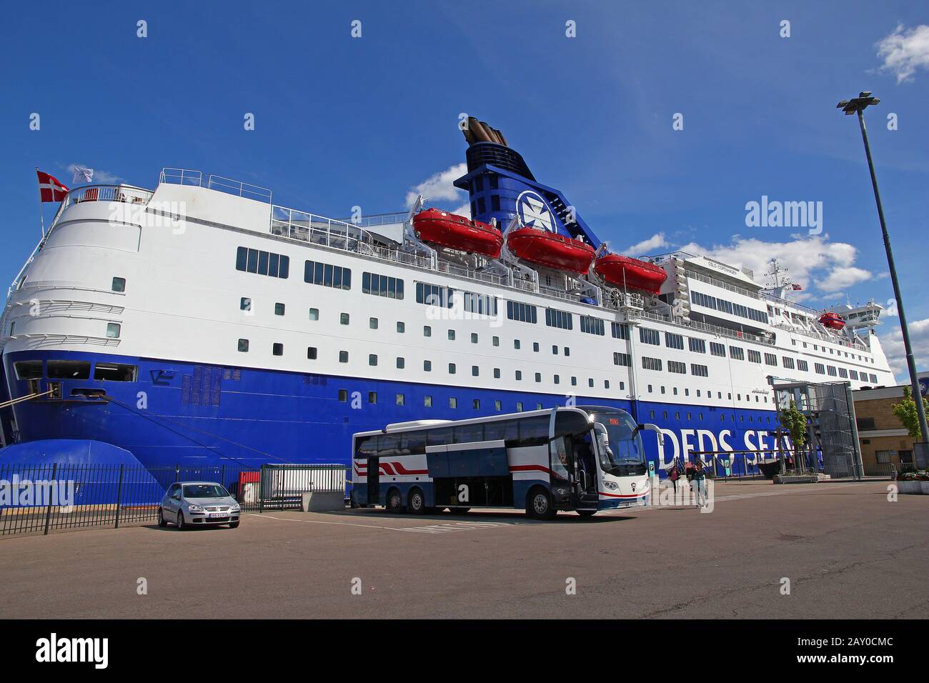 Il traghetto a Oslo, Norvegia, Scandinavia Foto Stock