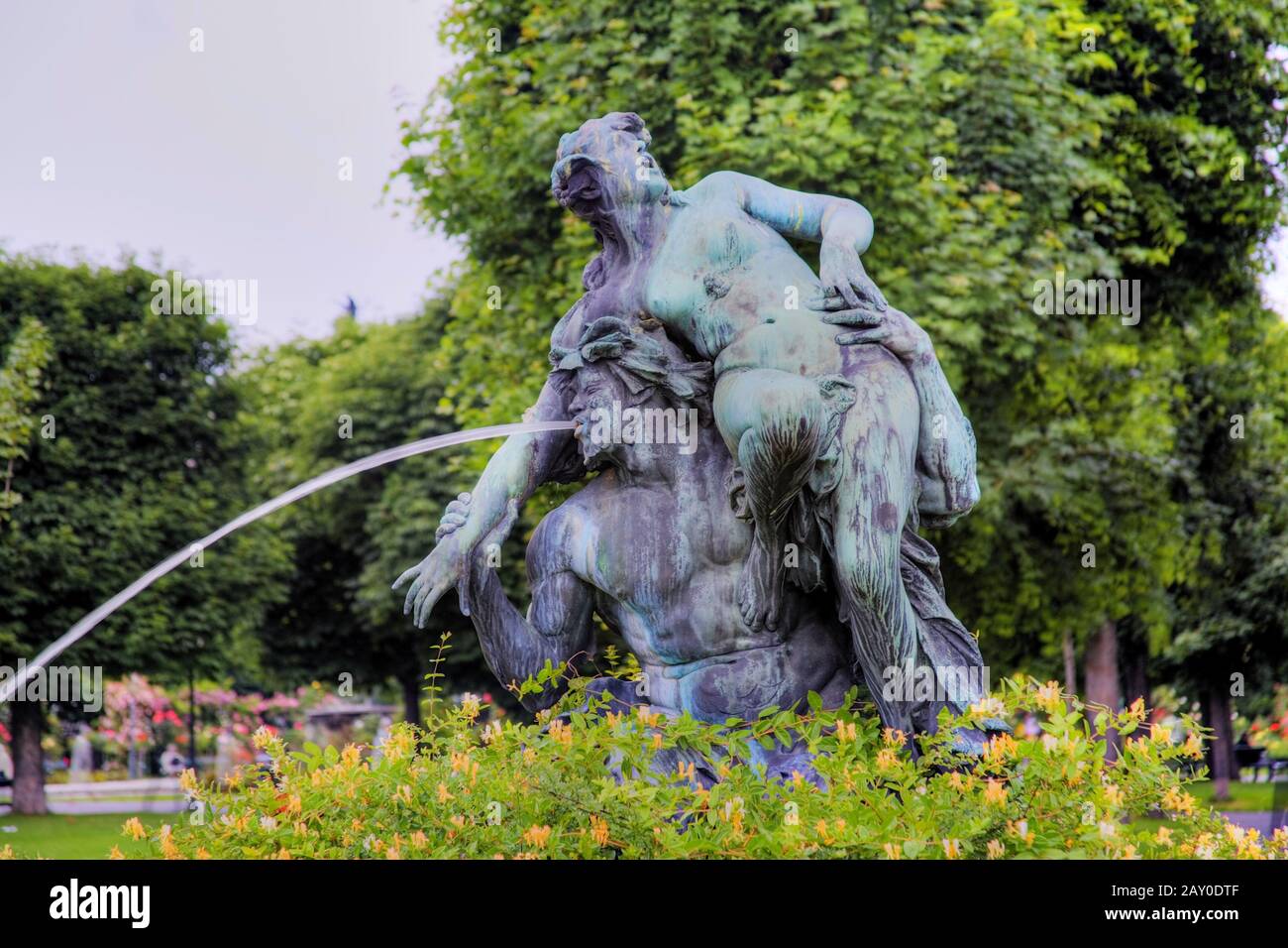 Hofburggarten a Vienna, Austria - giardino Hofburg a Vienna, Austria Foto Stock