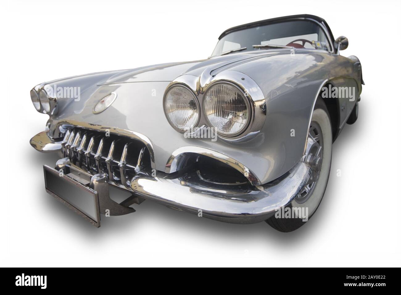 Oldtimer, Chevrolet Corvette Baujahr 1958 - Oldtimer, Chevrolet Corvette 1958 Foto Stock