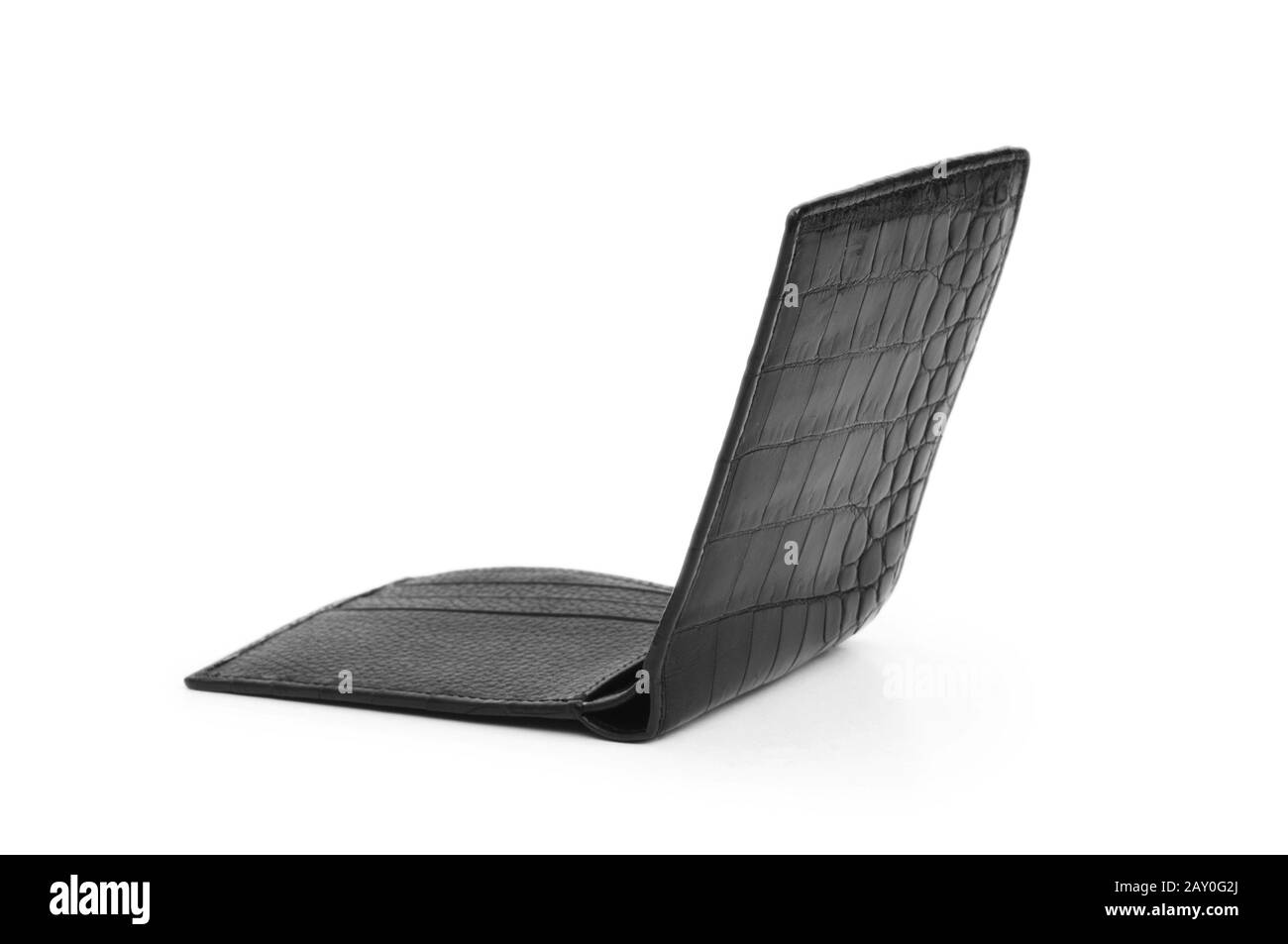 Portafogli isolati su sfondo bianco Foto Stock