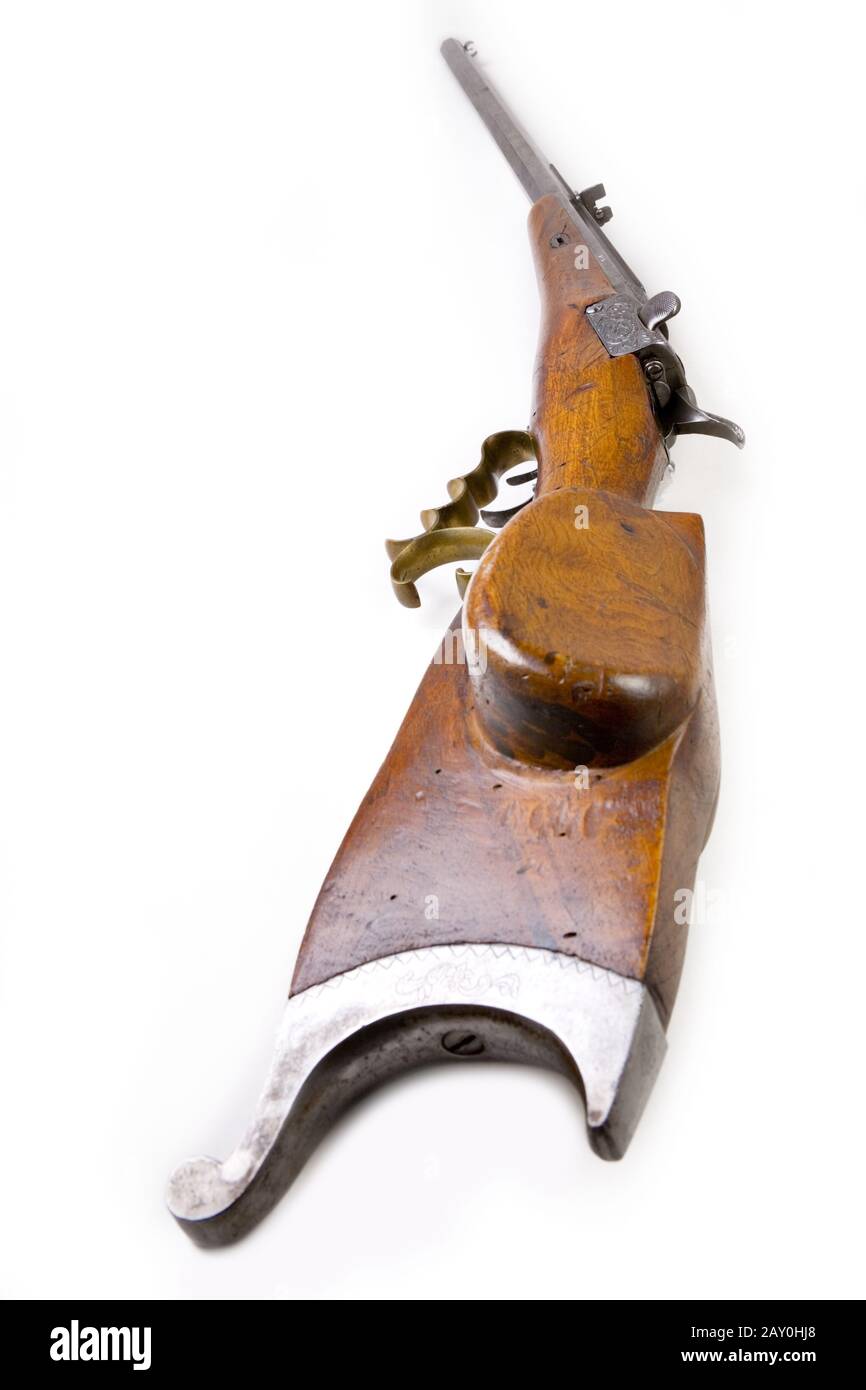 Werndl bersaglio supporta fucile 1873 - Werndl pistola 1873 Foto Stock