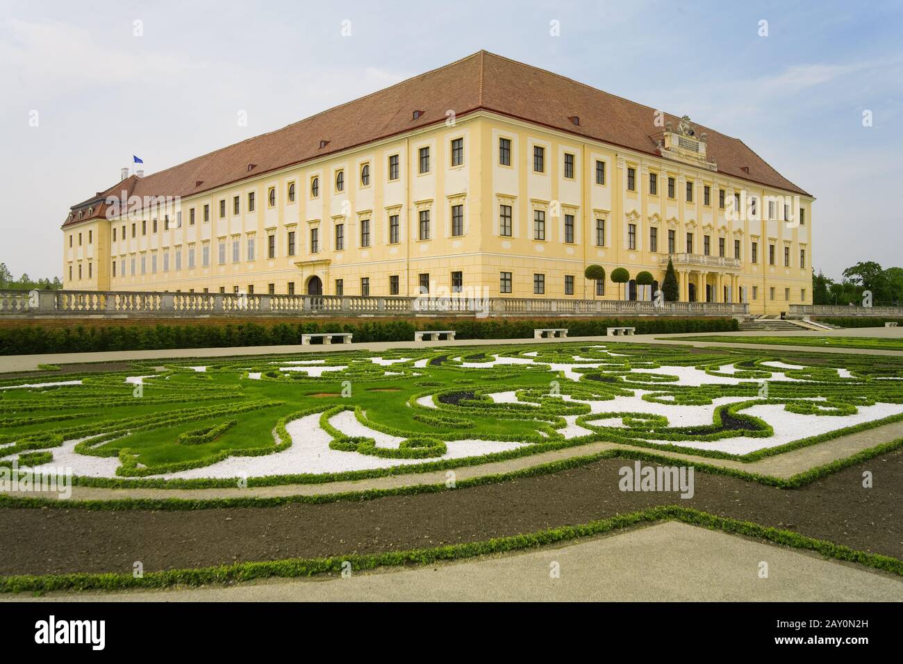 Schlosshof In Bassa Austria - Festival palance Hof in Austria Foto Stock