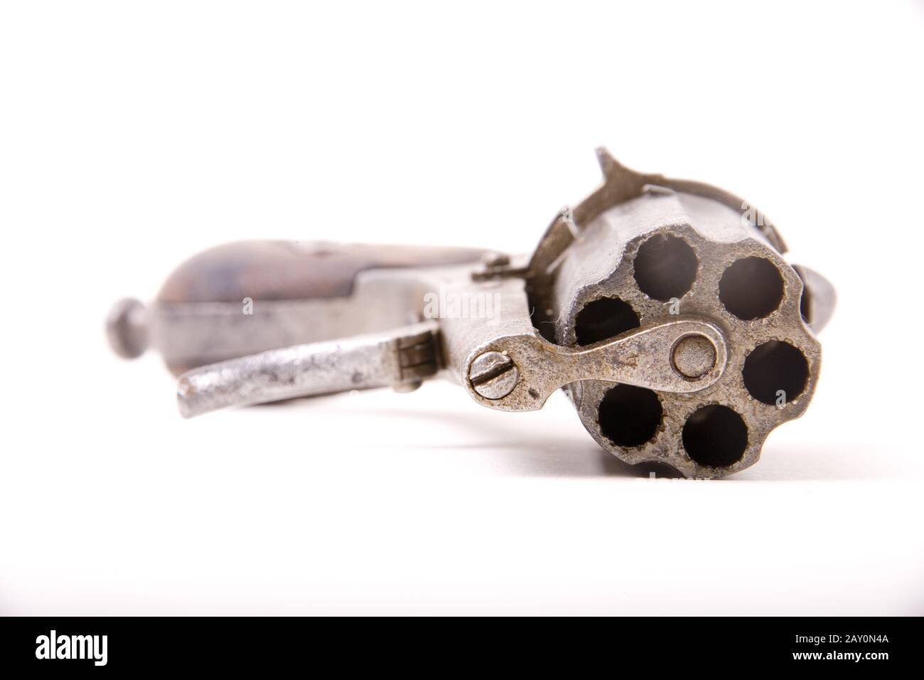 Lefaucheux revolver 1900 Jahrhuntert - Lefaucheux pistola 1900 ceury Foto Stock