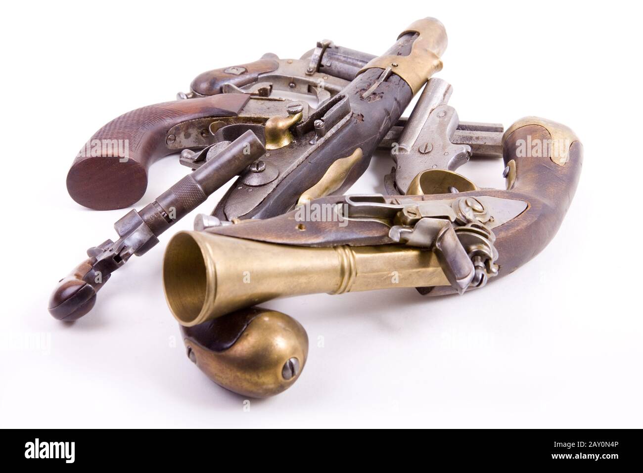 Collezione di armi 1900 secolo - Weaponcollection 1900 ceury Foto Stock