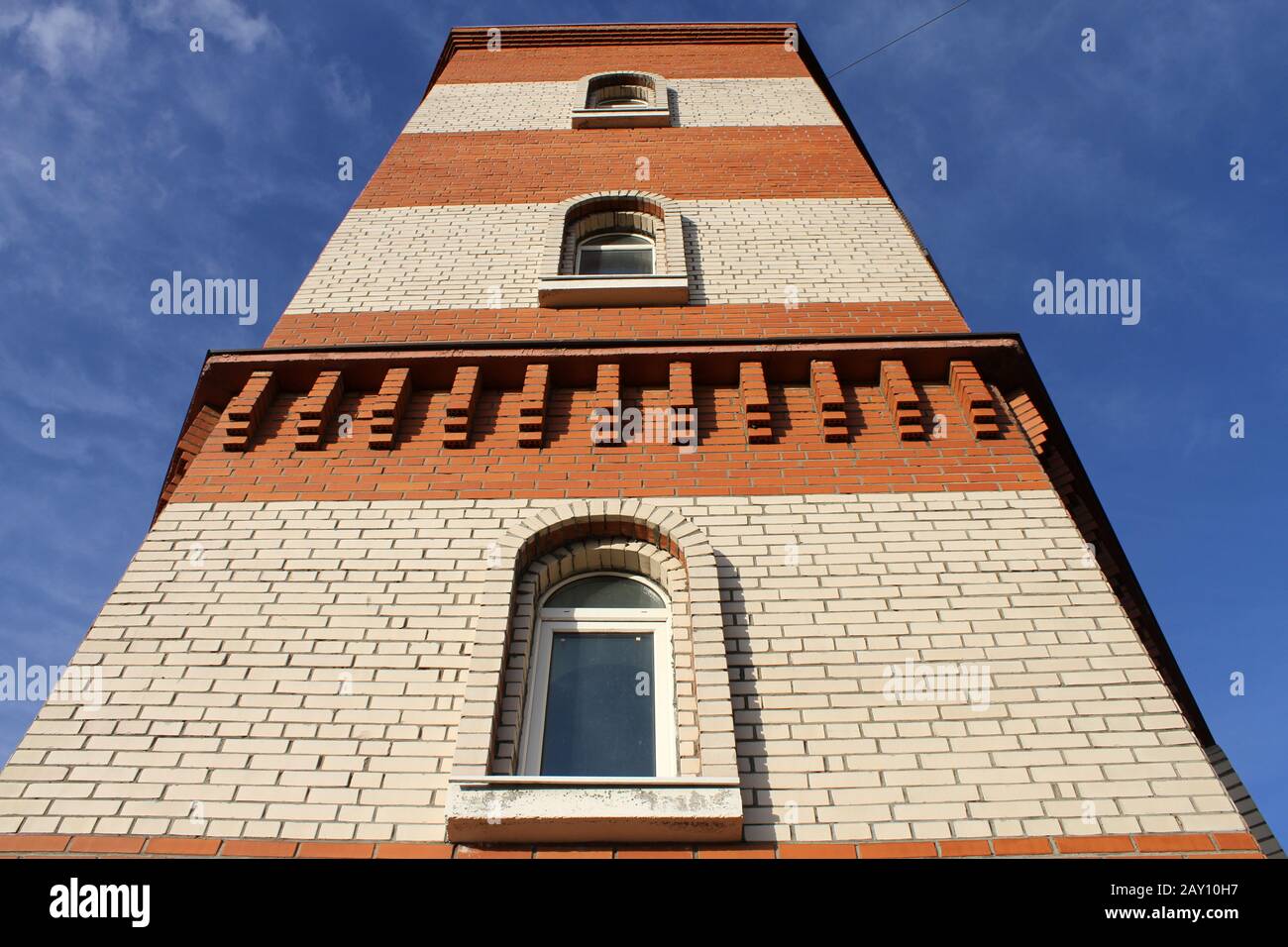 Parete della torre faro Foto Stock