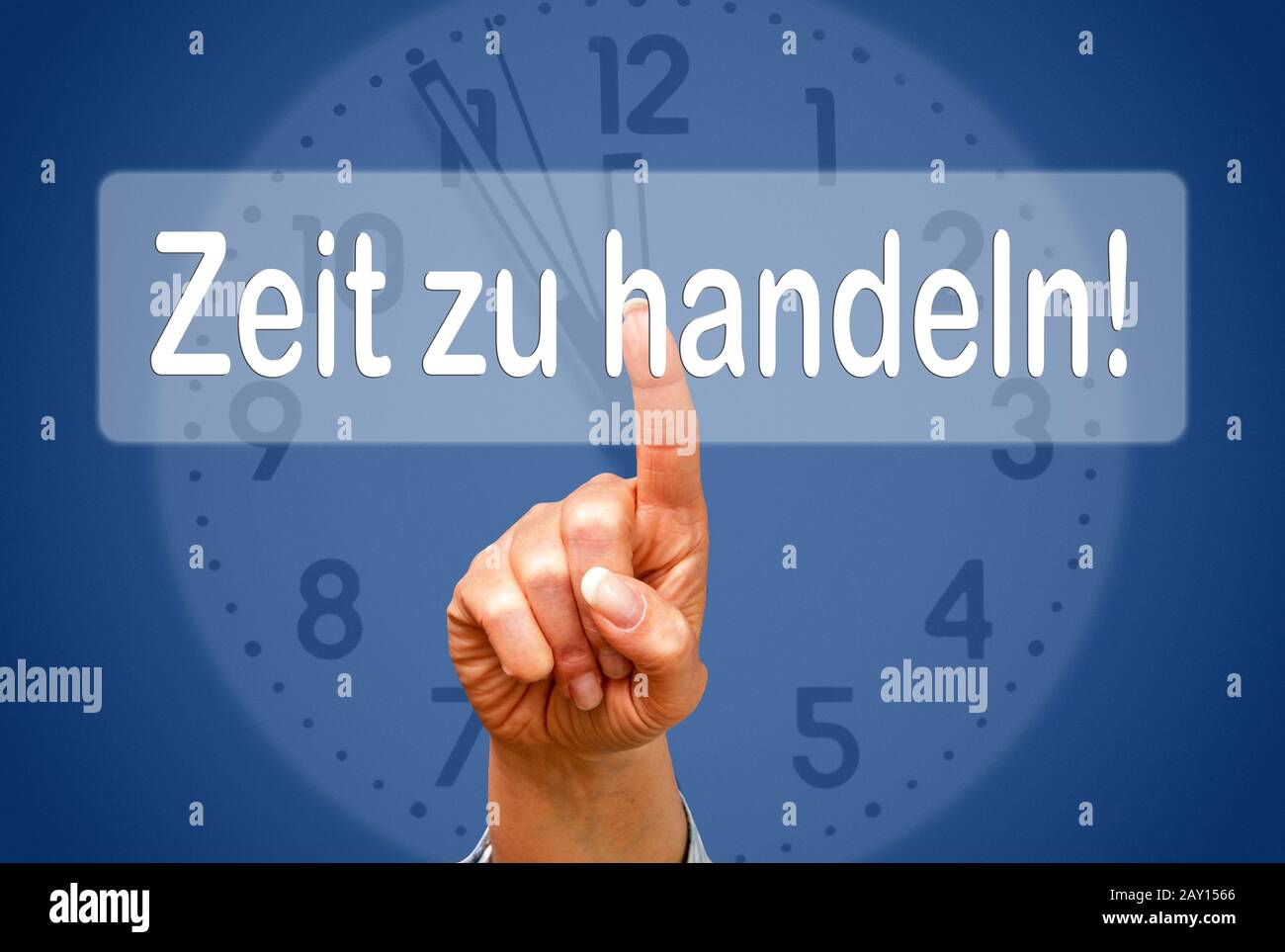 È il momento di agire! Foto Stock