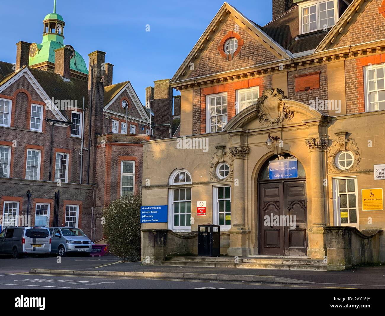 Centro Di Trattamento Del Cancro Di Mount Vernon Foto Stock