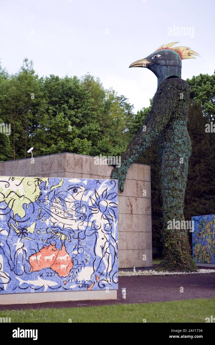 Spirito di terra nel parco della vecchia abbazia Foto Stock