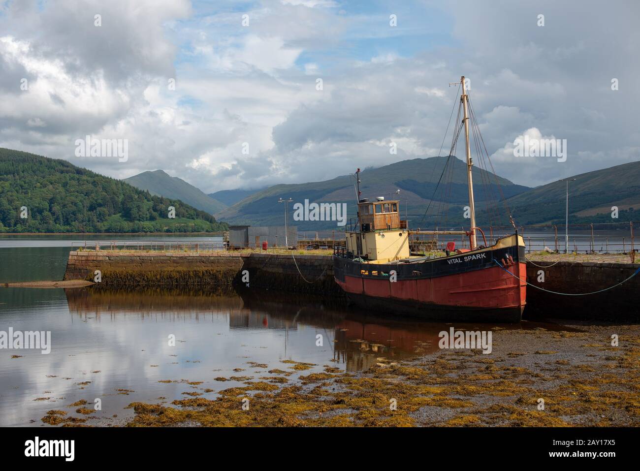 Luoghi storici a Inveraray sulla costa occidentale della Scozia. Foto Stock