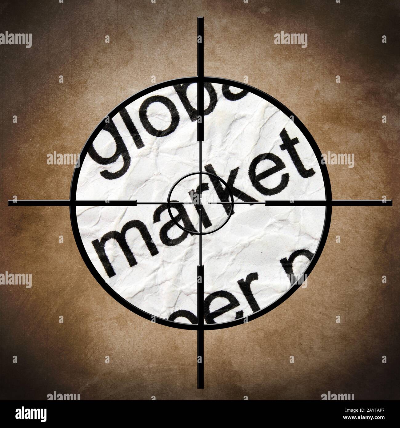 Target di mercato Foto Stock