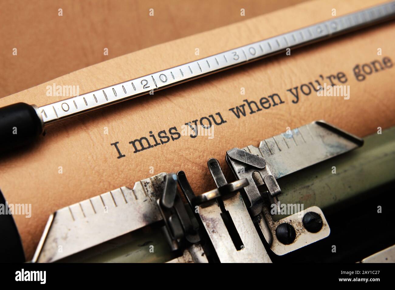 Lettera d'amore Foto Stock