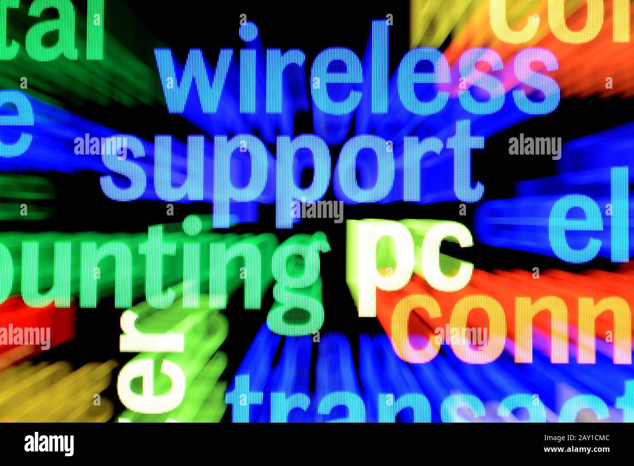 Connessione wireless Foto Stock