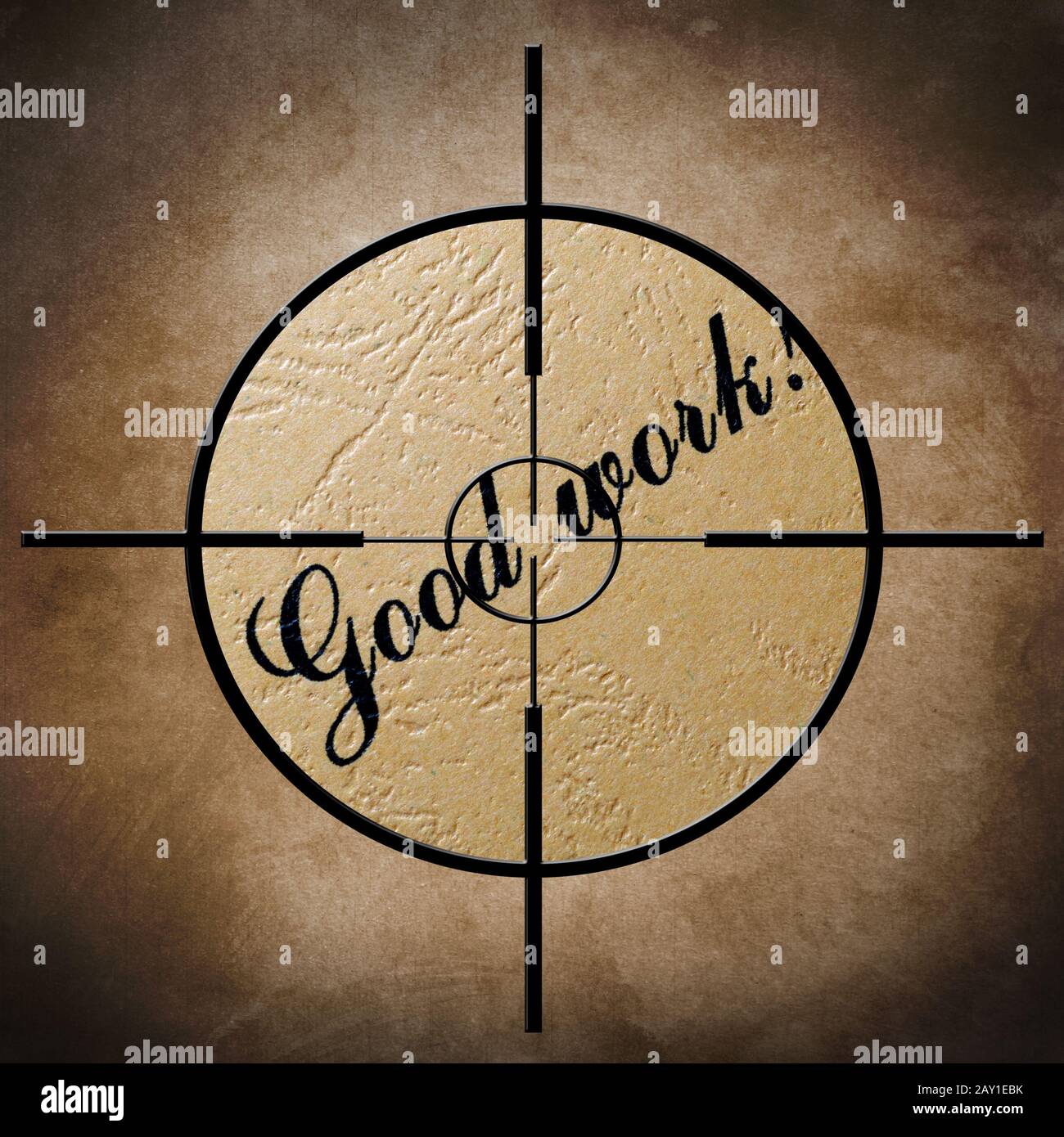 Concetto di buon lavoro Foto Stock