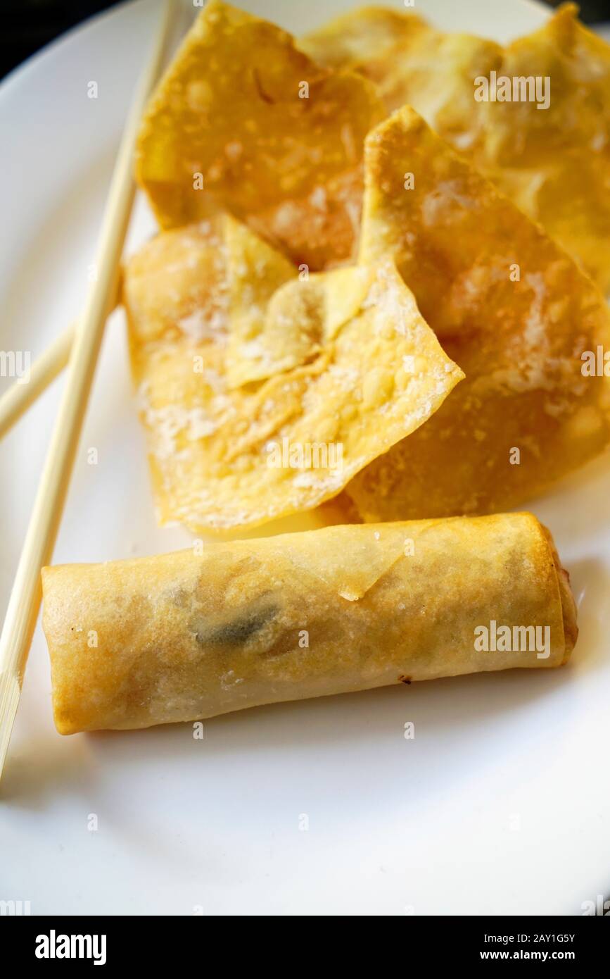 Cucina cinese, sprigoll Foto Stock