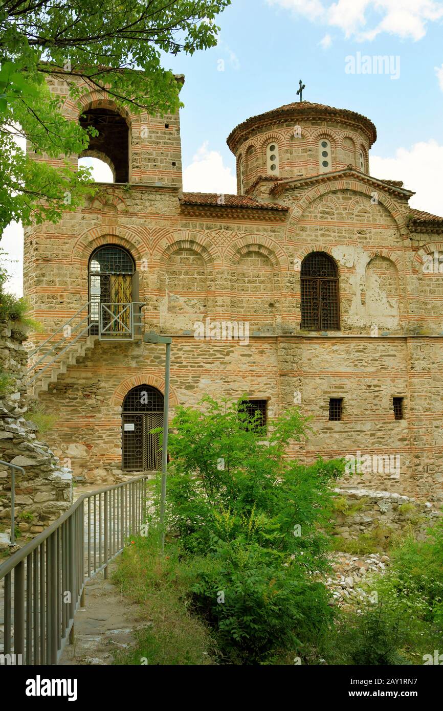 La Bulgaria, la vecchia chiesa della Santa Madre di Dio nel medioevo Asen fortezza Foto Stock