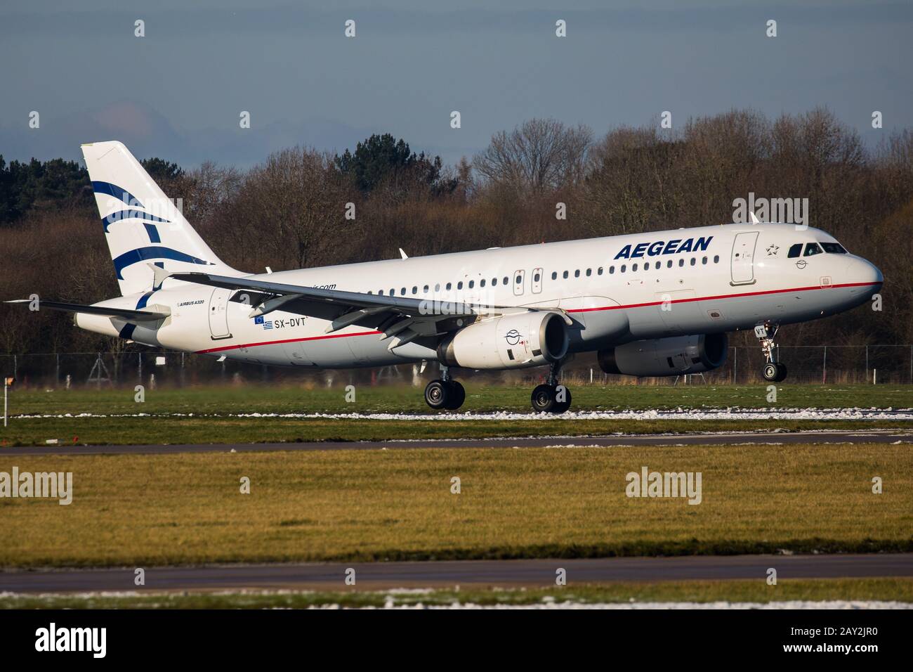 SX-DVT Aegean Airlines Airbus A320-200 Foto Stock