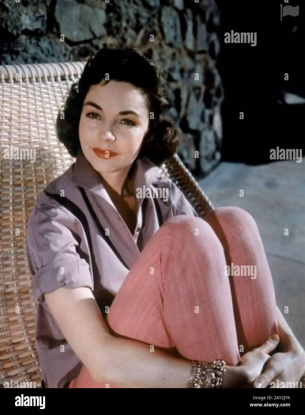 Jennifer JONES (1919-2009) attrice americana del film circa 1945 Foto Stock