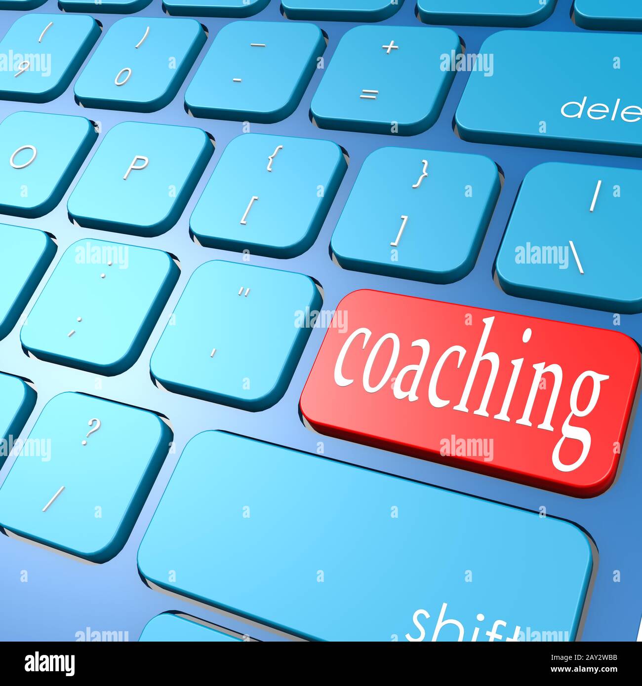 Tastiera di coaching Foto Stock