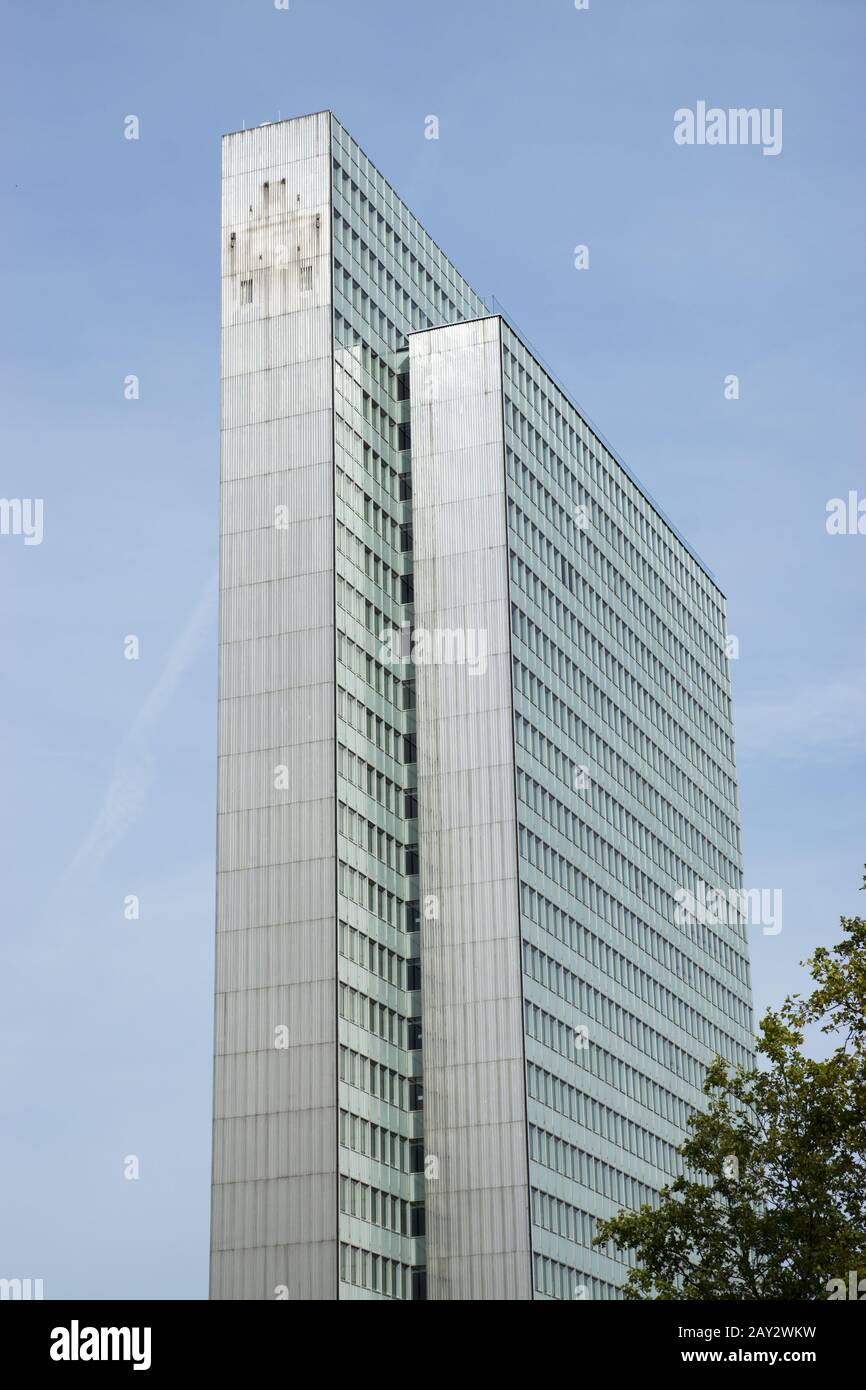 Ufficio Torre Dreischeibenhaus a Duesseldorf, GE Foto Stock