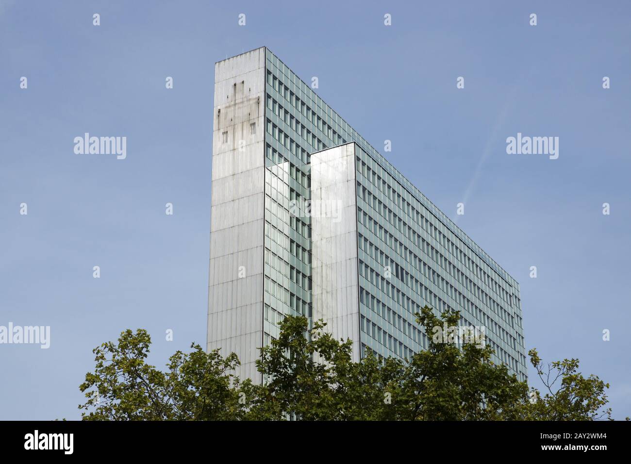 Ufficio Torre Dreischeibenhaus a Duesseldorf, GE Foto Stock