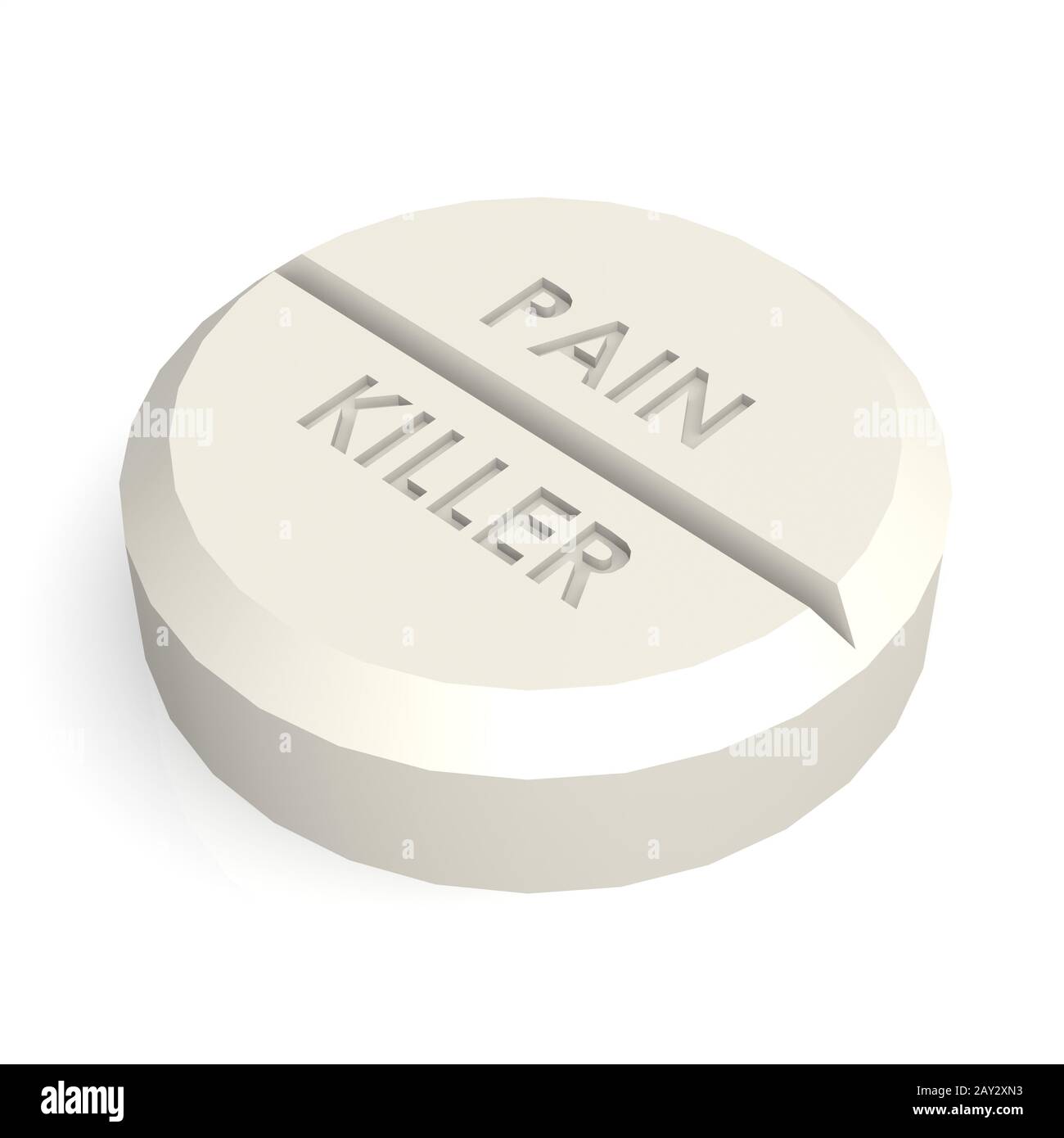 Pillola tablet killer del dolore Foto Stock