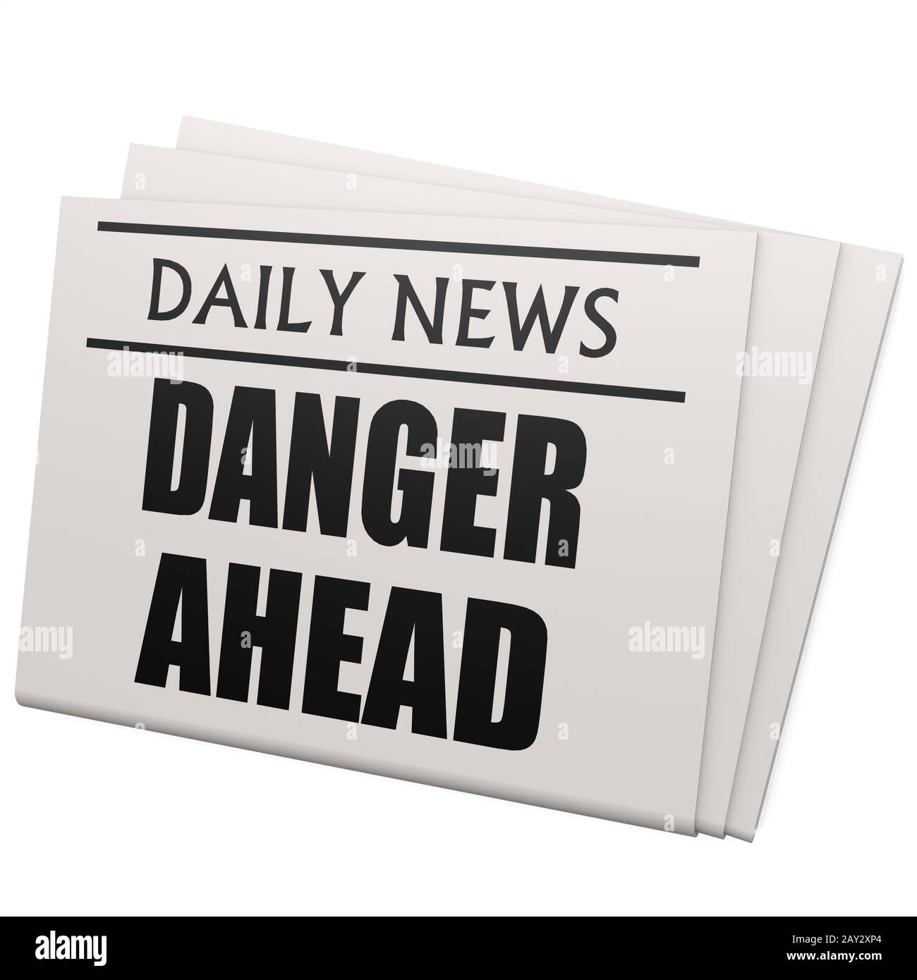 Pericolo quotidiano in anticipo Foto Stock